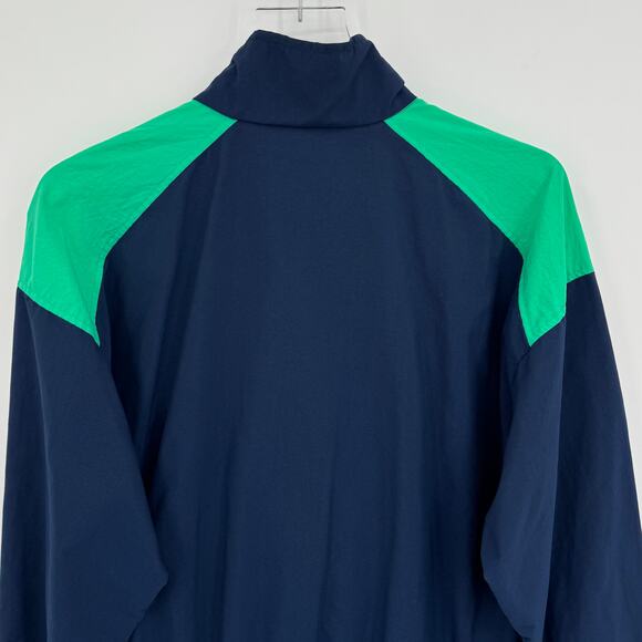 VTG Quantum jacket women's 10 windbreaker pullover mock neck 1/2 zip pocket 80's - Picture 6 of 11